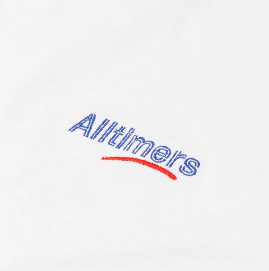【 ALLTIMERS 】ESTATE EMBROIDERED TEE 白_2