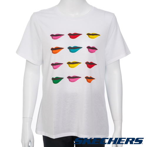SKECHERS DVF聯名款女短袖衣 (WTS4DVFWHT)_0
