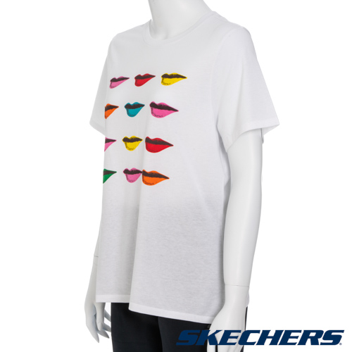 SKECHERS DVF聯名款女短袖衣 (WTS4DVFWHT)_1