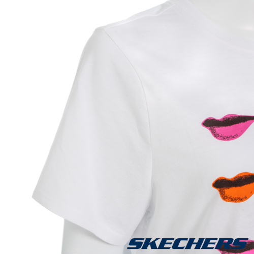 SKECHERS DVF聯名款女短袖衣 (WTS4DVFWHT)_5