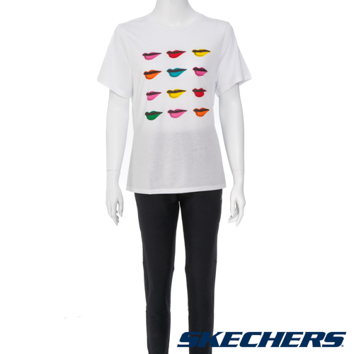 SKECHERS DVF聯名款女短袖衣 (WTS4DVFWHT)_6
