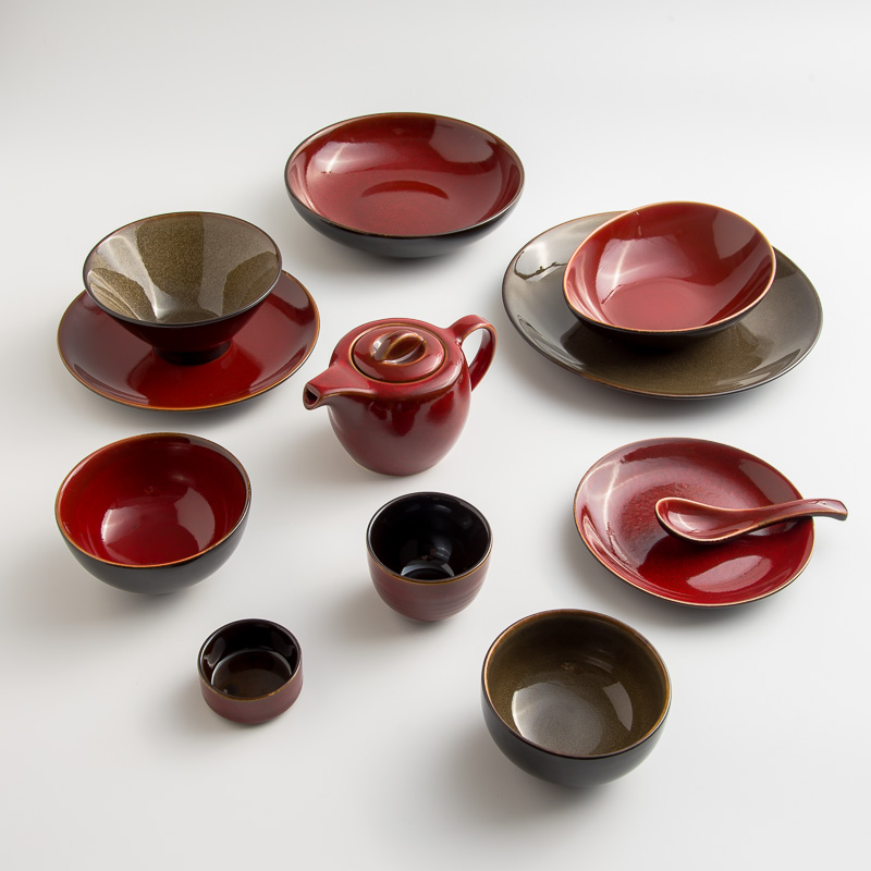 WAGA 新東方 15.5cm 陶瓷碗│棕│單品_3