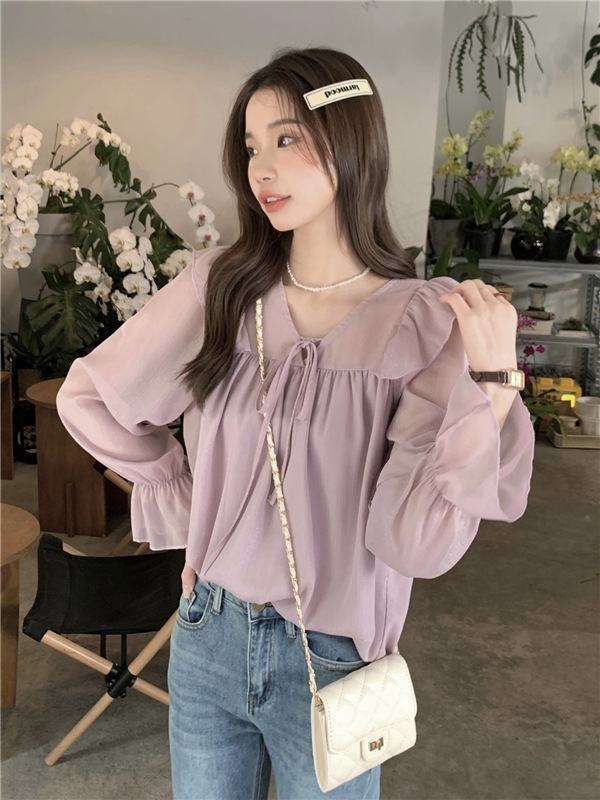 【missy shop】輕吻浪花綁帶上衣-47453_8