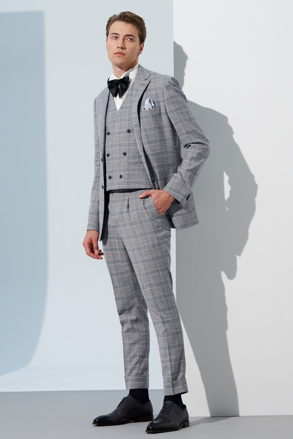 SST&C #米蘭系列 抗皺白色打褶禮服款修身版襯衫 | 0312303007 (outlet)_3