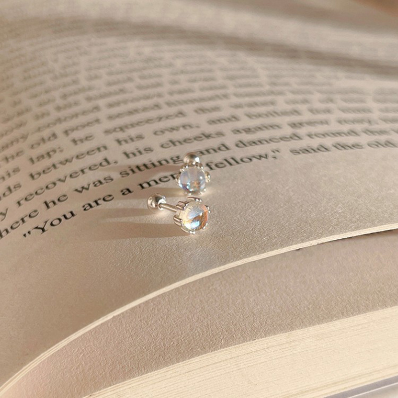 S925月光石鎖珠耳環_1