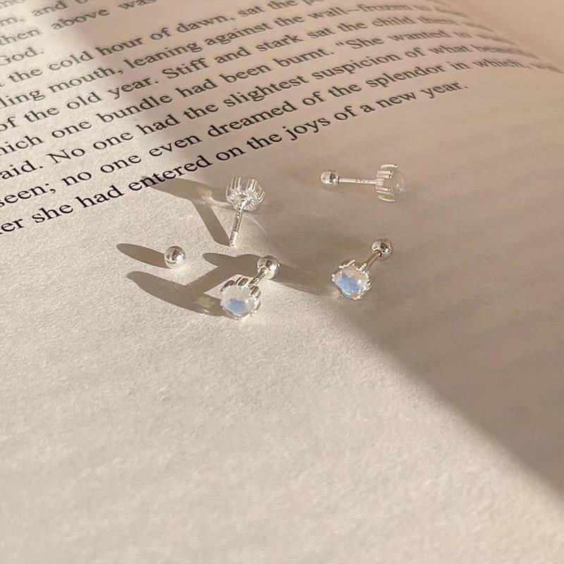 S925月光石鎖珠耳環_2