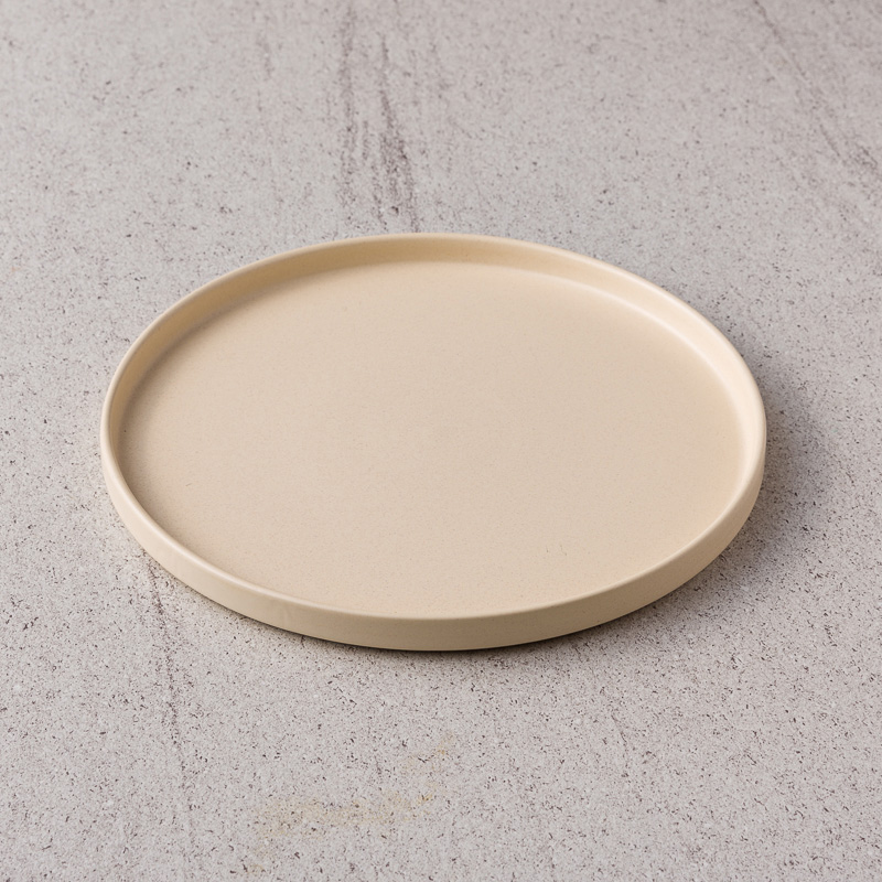 WAGA 簡約淡雅 26.5cm 陶瓷平盤｜嫩黃｜單品_0