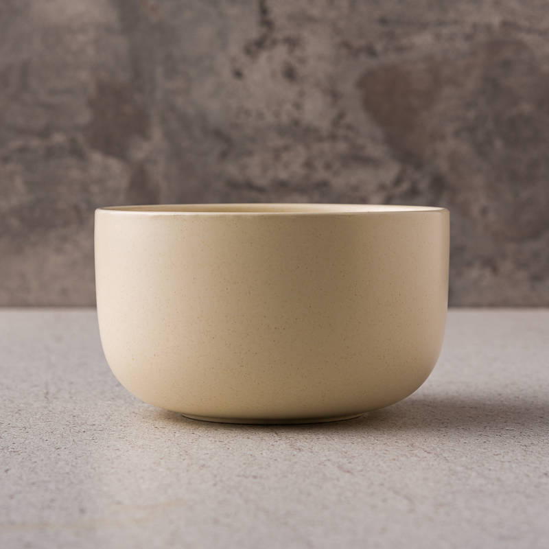 WAGA 簡約淡雅 13cm 陶瓷碗｜嫩黃｜單品_1