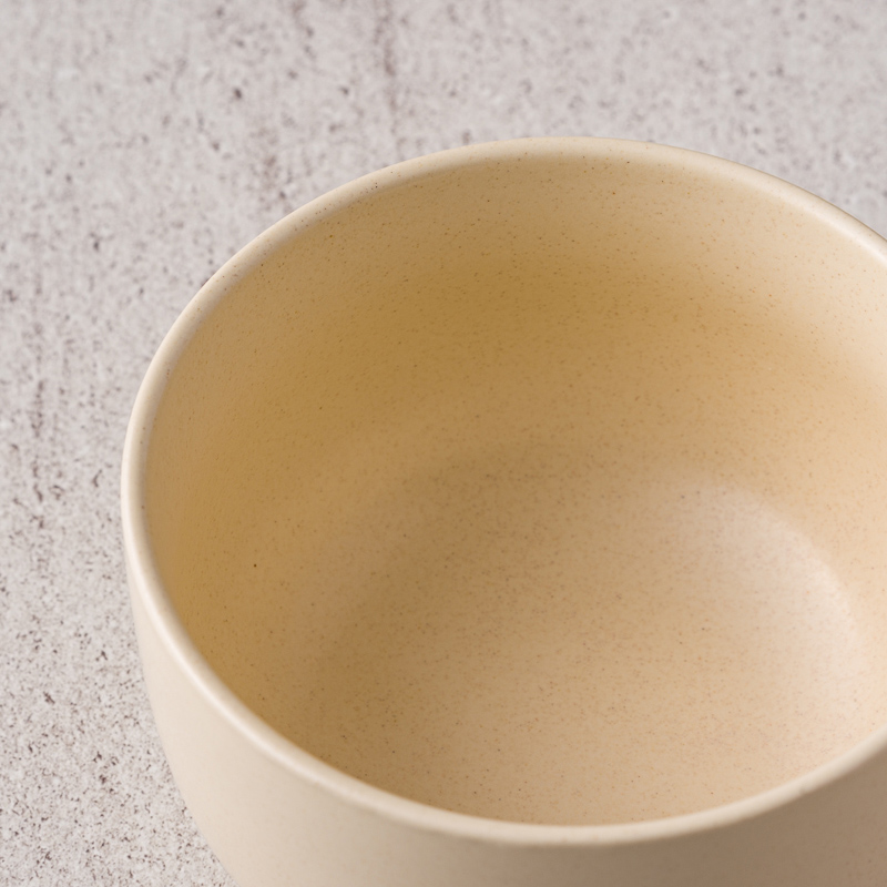WAGA 簡約淡雅 13cm 陶瓷碗｜嫩黃｜單品_3