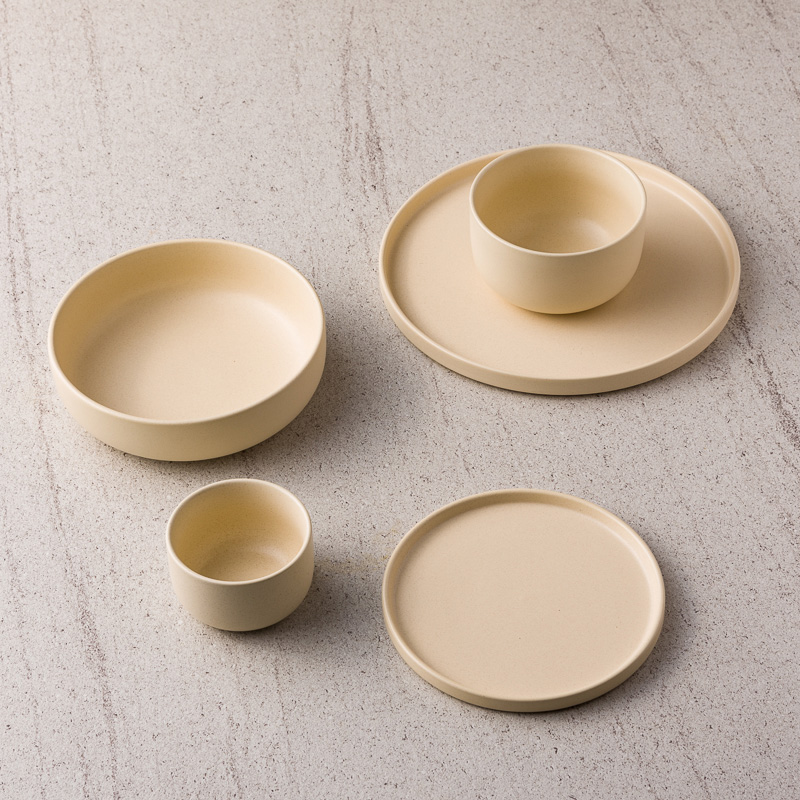 WAGA 簡約淡雅 13cm 陶瓷碗｜嫩黃｜單品_4