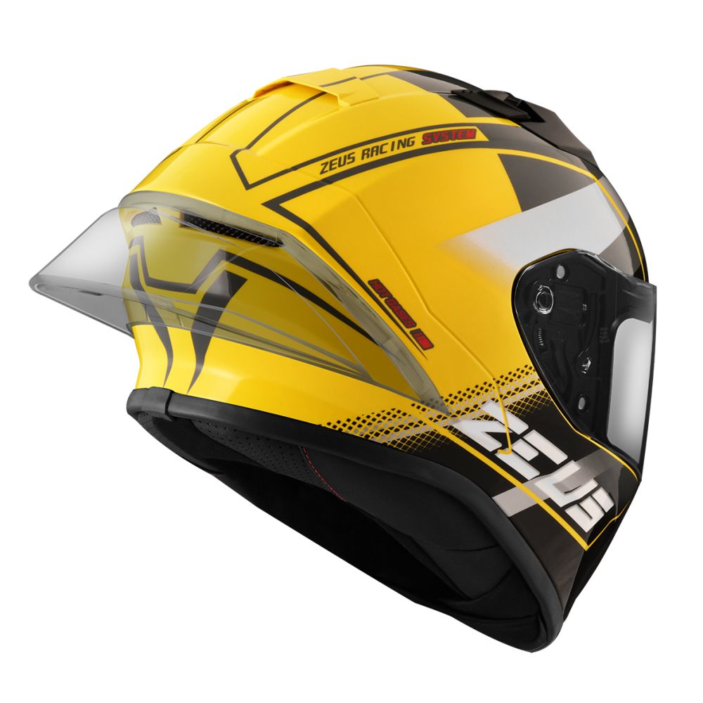 全新體驗】ZEUS ZS826 BK17 螢光黃黑全罩式安全帽