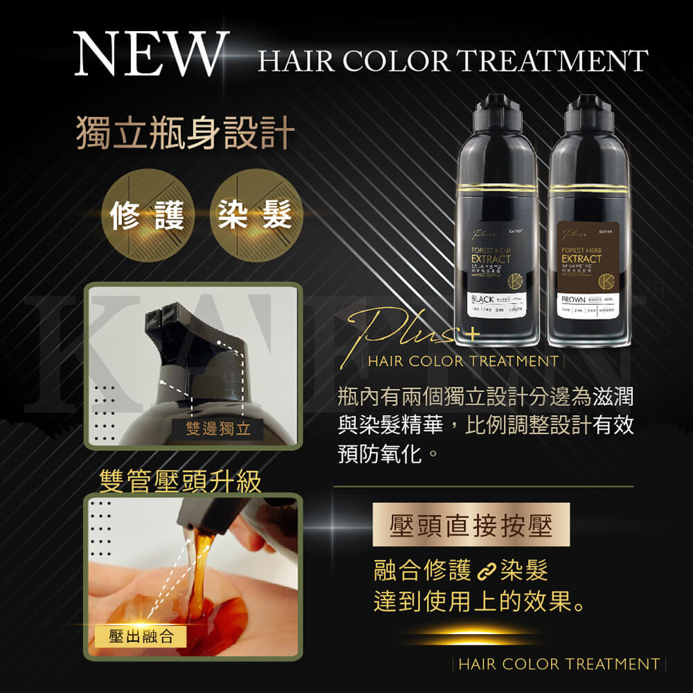 柯叔元推薦】最高CP值-何首烏染髮同時養潤髮2合一！染髮必學省