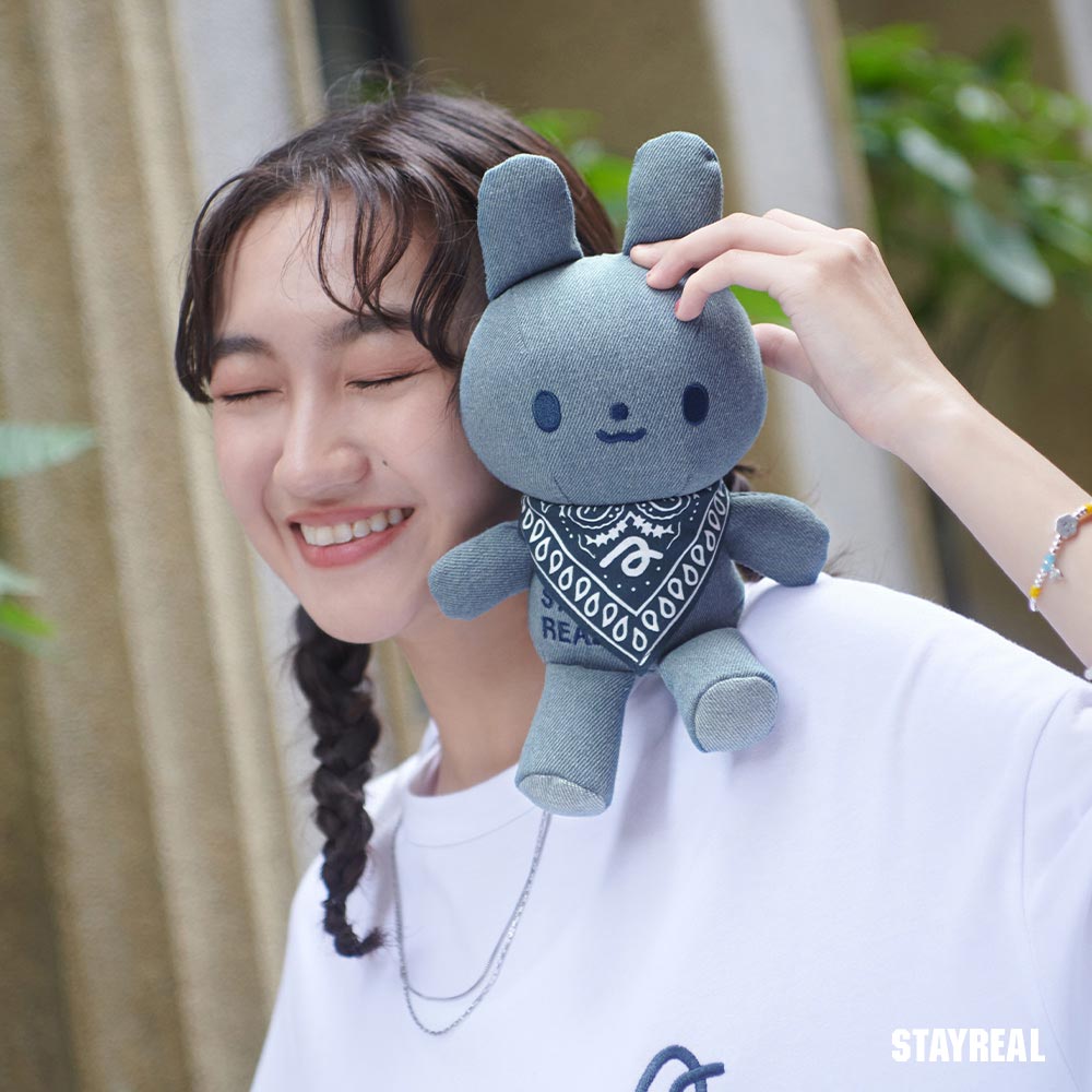 STAYREAL rabbit.Q純真兔兔丹寧公仔| 熱銷推薦| STAYREAL線上商店