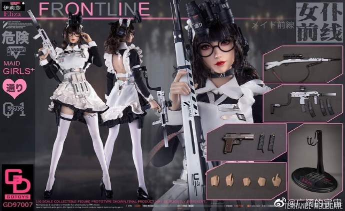 GDTOYS 1/6 メイド前線 第2弾 イライザ Amazon | 「AC」GDTOYS 1/6 女性 メイド前線 シリーズ 第2弾