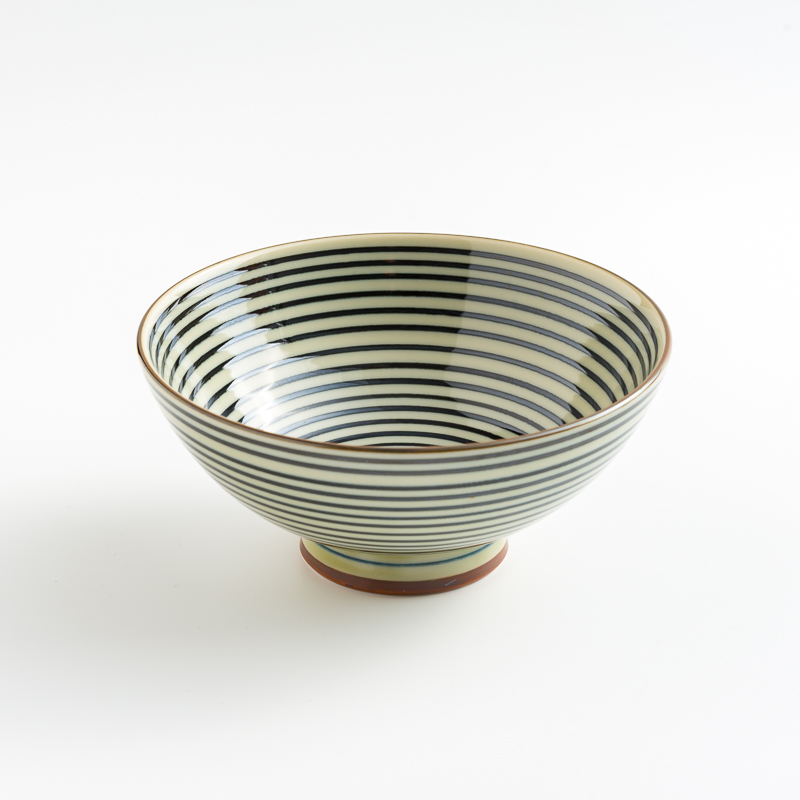 日式 手繪彩紋 14.5cm 陶瓷碗｜環紋｜單品_0