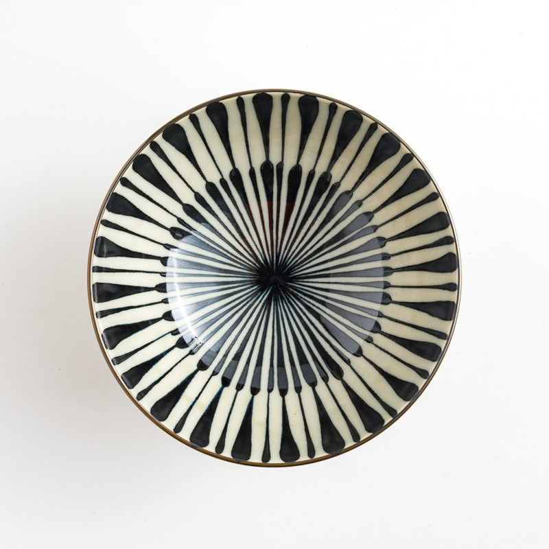 日式 手繪彩紋 14.5cm 陶瓷碗｜重十草｜單品_2
