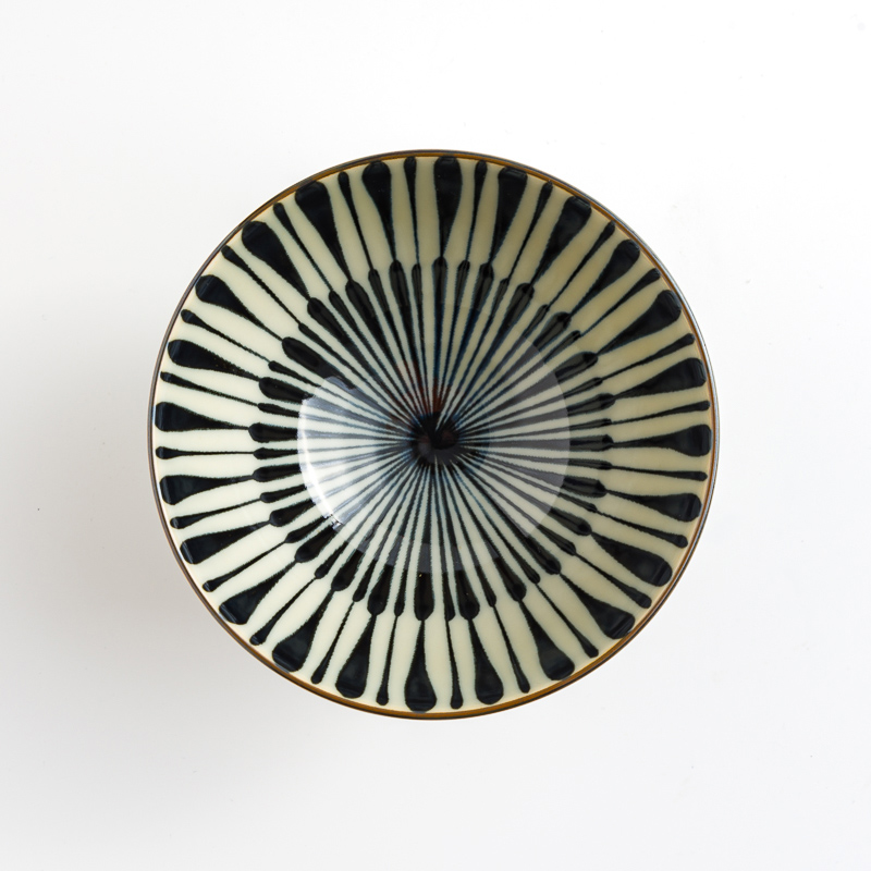 日式 手繪彩紋 12.5cm 陶瓷碗｜重十草｜單品_2