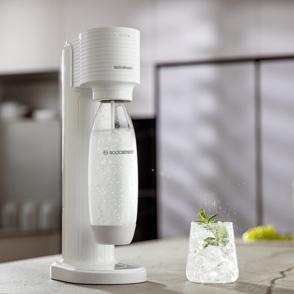 SodaStream GAIA 炭酸水メーカー ホワイト sodastream（ソーダストリーム） GAIA(ガイア)スターターキット ≪公式