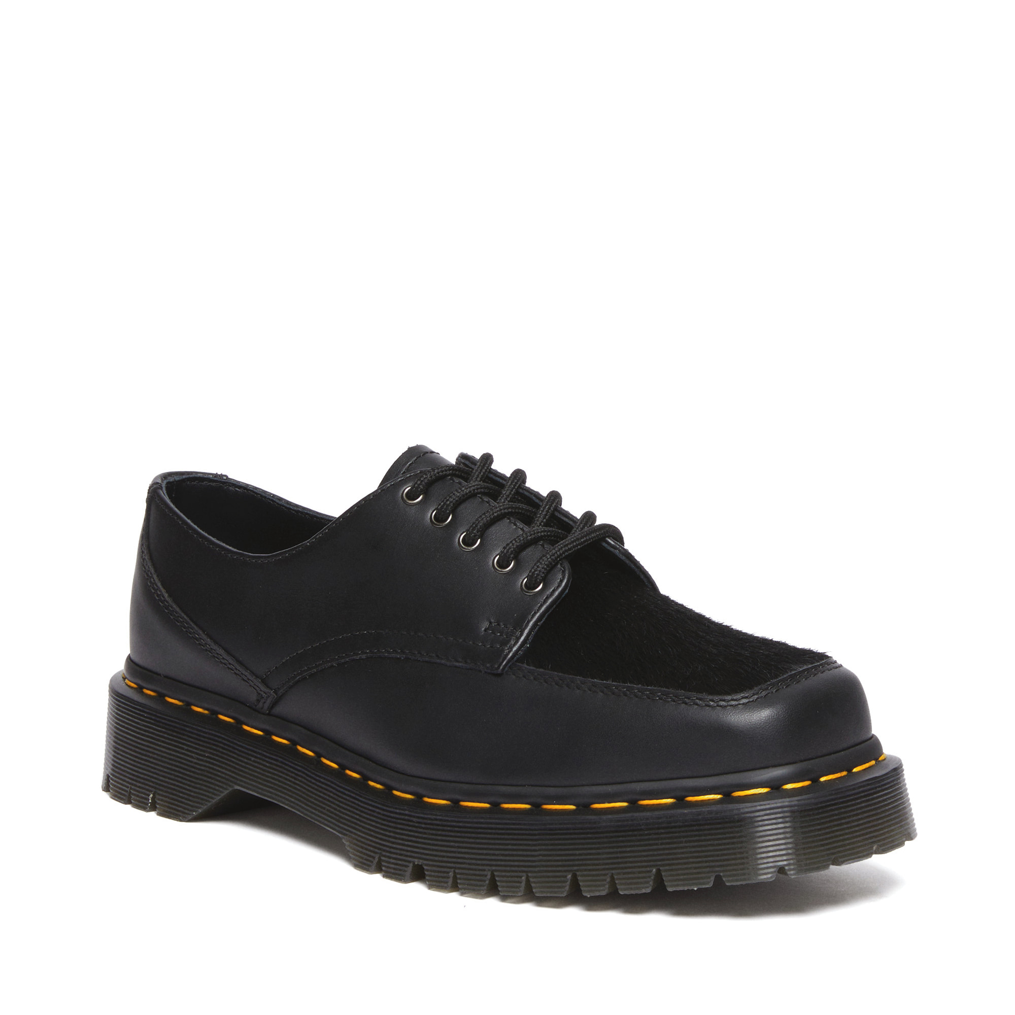 Dr. Martens 5i Bex Squared PNY ブラック DR. MARTENS 馬汀大夫5孔馬汀靴5I BEX SQUARED PNY LUCIDO&HAIR ON