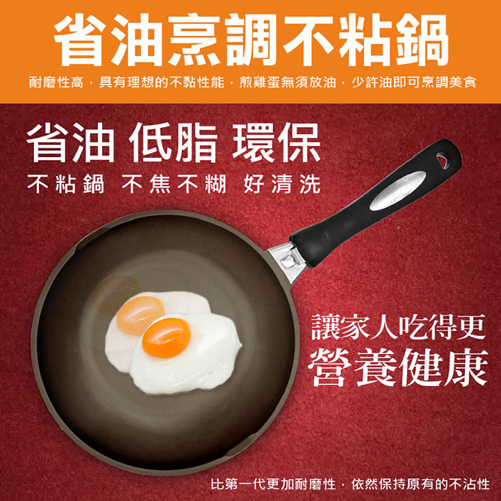 【日本Peacetar 必仕達】輕食三代澳洲原礦深型料理不沾鍋平底鍋(30cm)_2