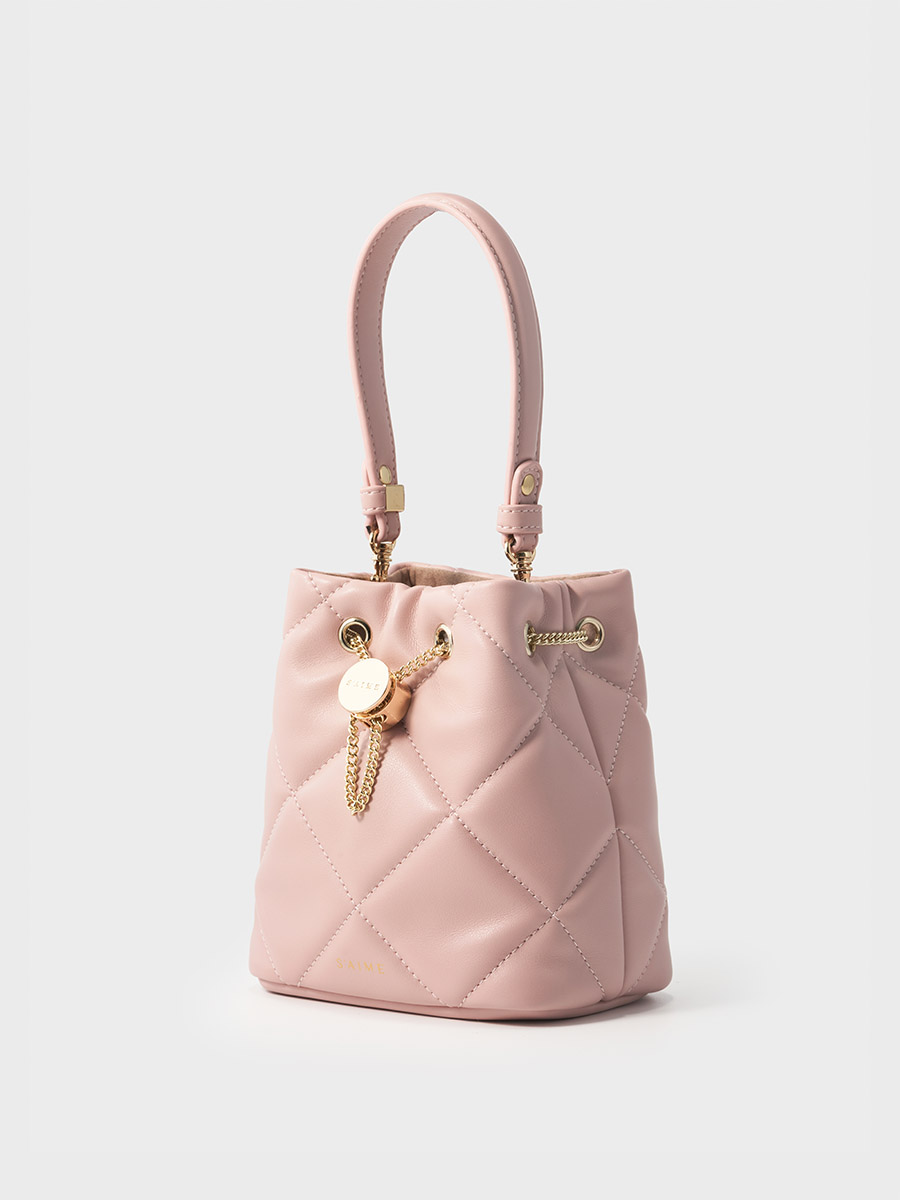 ■S'AIME■百褶束口小水桶包 プリーツ巾着バケットバッグ/送料込 S'AIME 百褶束口小水桶包(附半月零錢包) ｜ S'AIME東京企劃