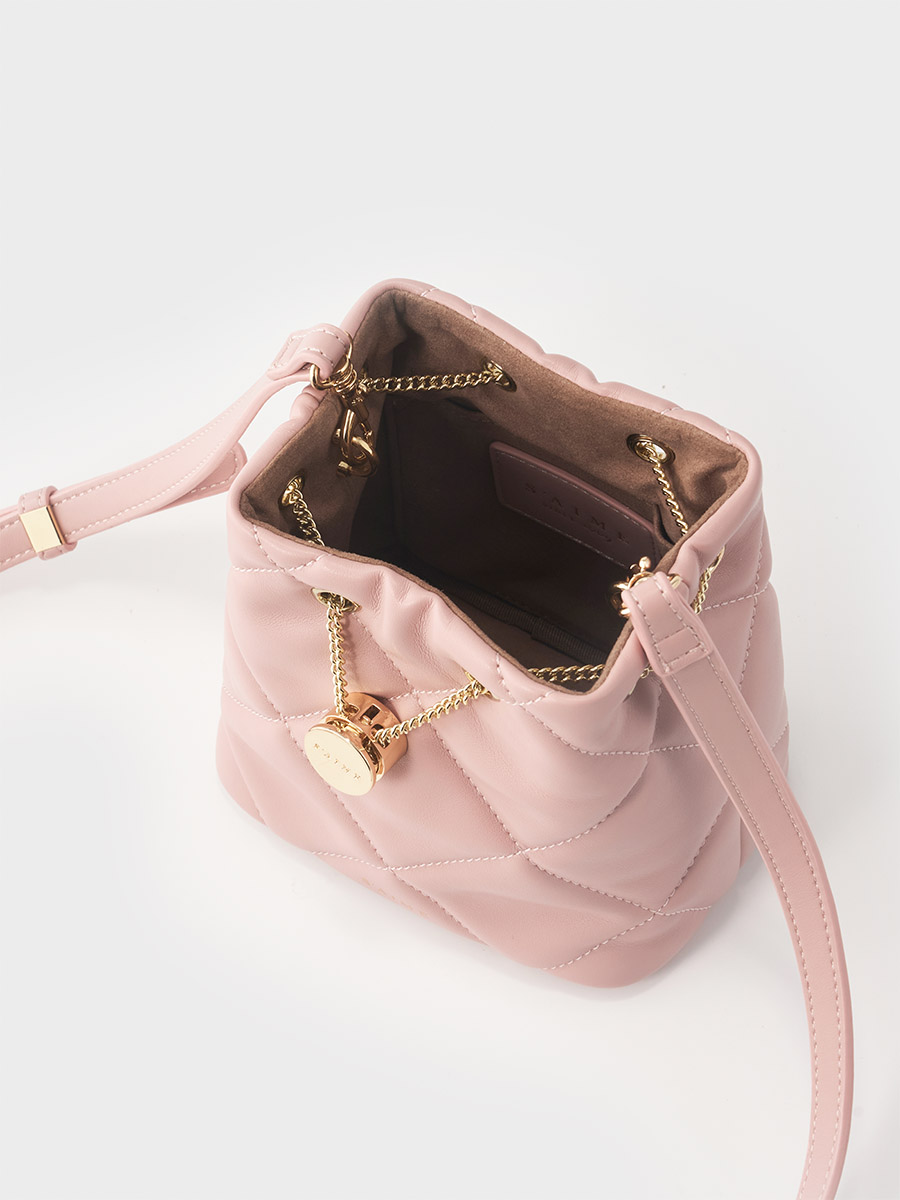 S'AIME 菱格絎縫束口小水桶包｜S'AIME 東京企劃