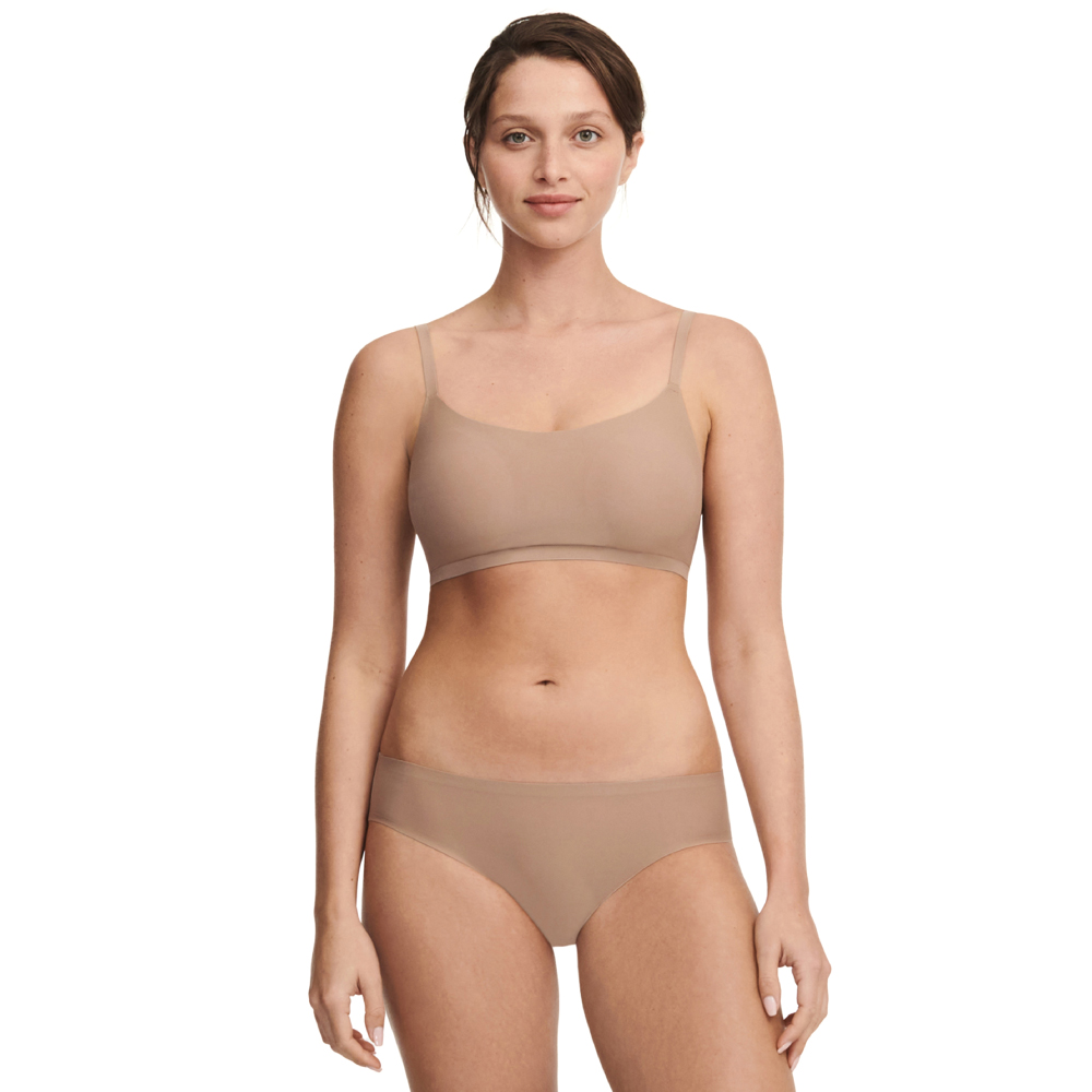 【Chantelle Lab】透氣涼感U領無痕內衣>XS-XXL>太妃拿鐵(16A20_02T)【Soft Stretch】_2