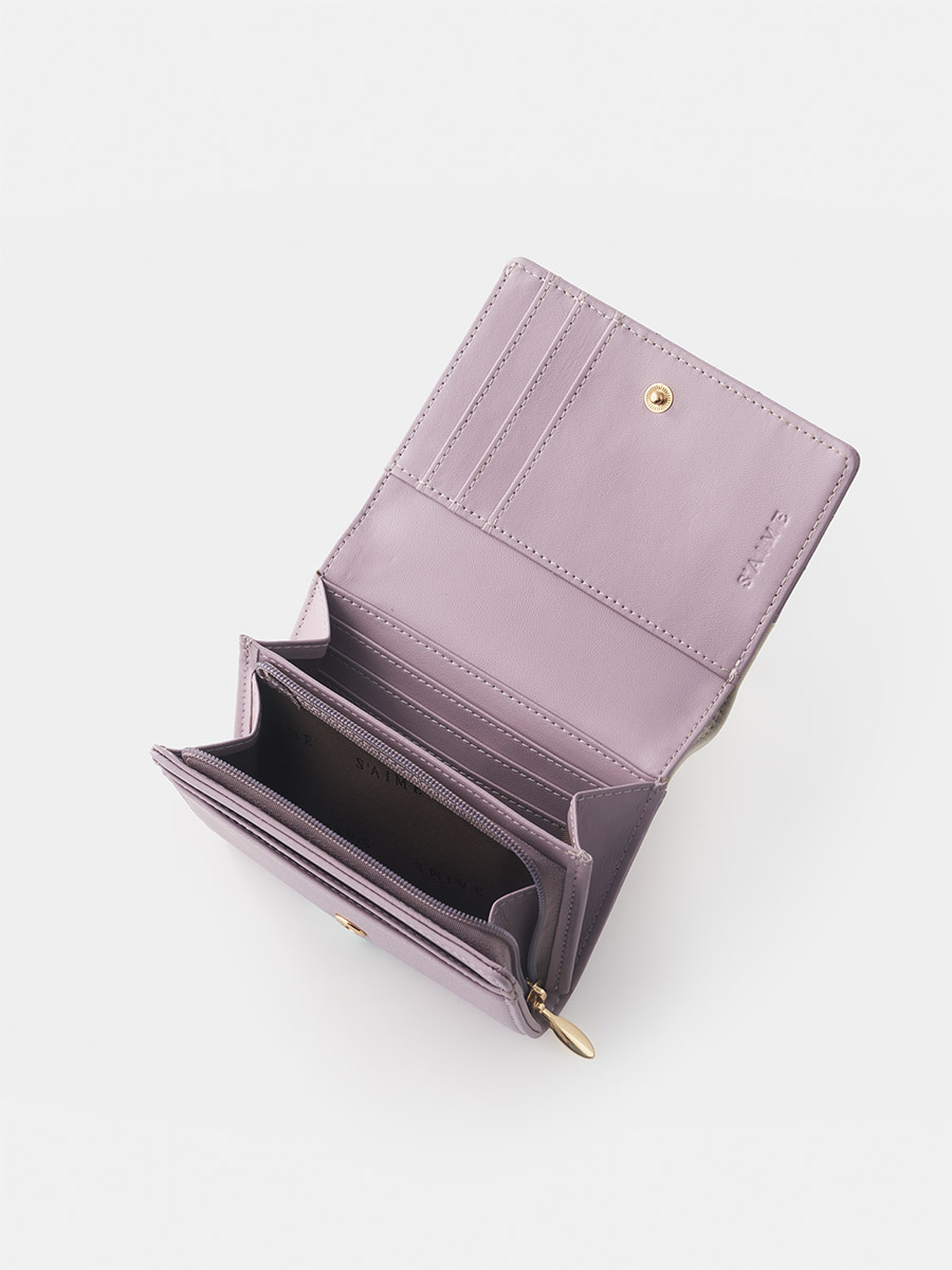 S'AIME 真皮菱格撞色短夾｜S'AIME 東京企劃