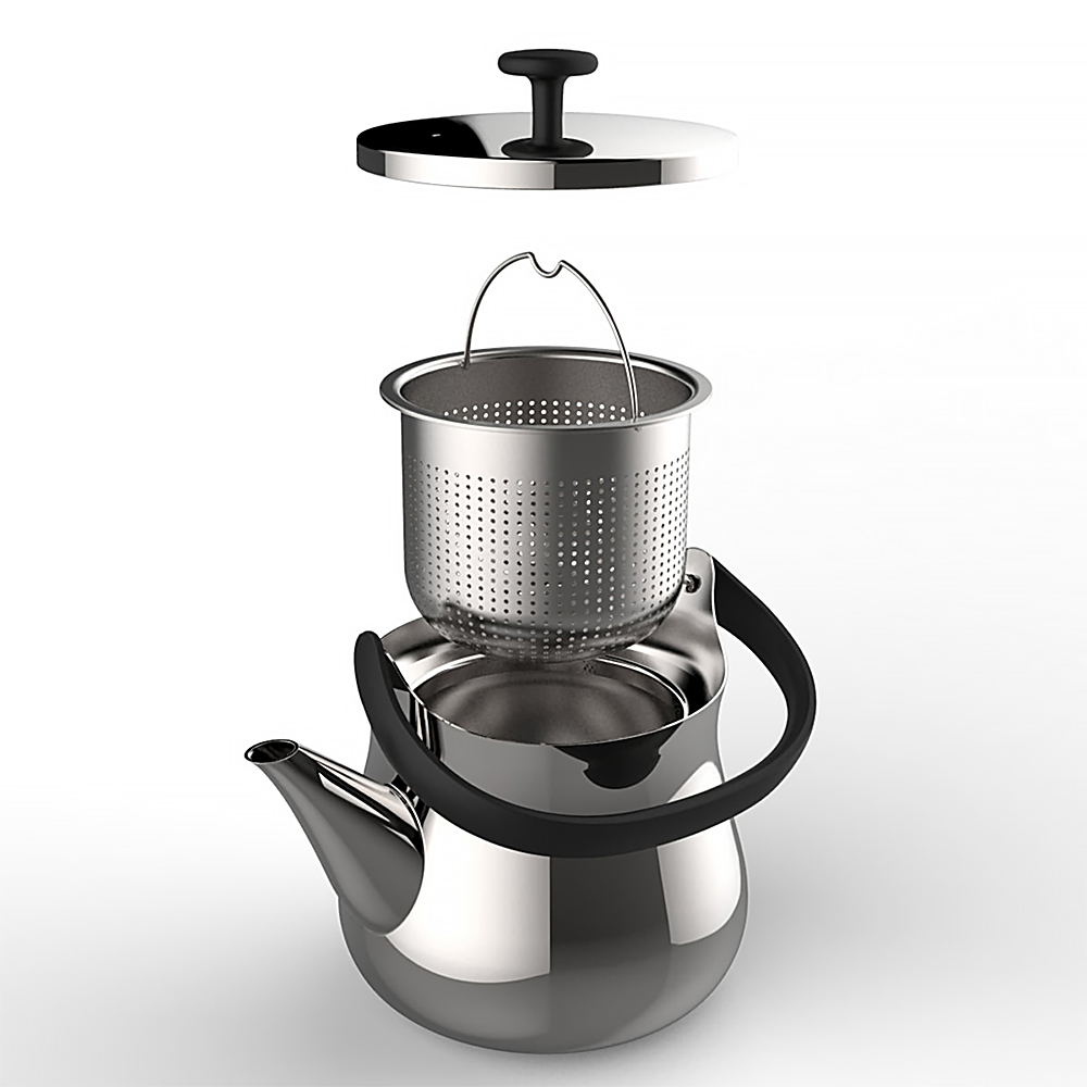 ALESSI 〝不鏽鋼茶壺〞設計師：深澤直人