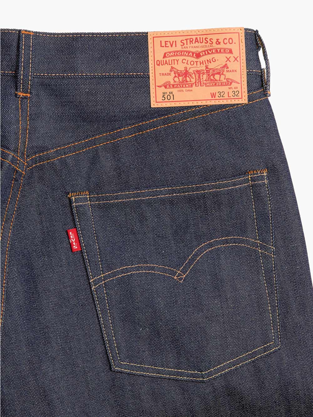LEVI'S® VINTAGE CLOTHING 1966's 501®XX 原漿原布丹寧牛仔褲/ LVC