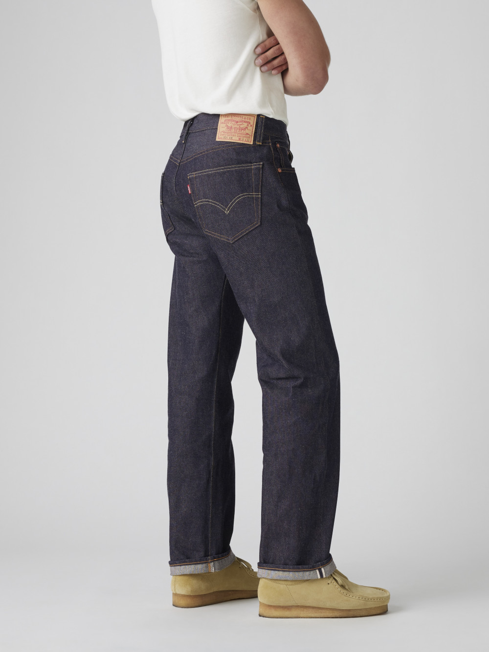 LEVI'S® VINTAGE CLOTHING 1955's 501®XX 原漿原布丹寧牛仔褲/ LVC