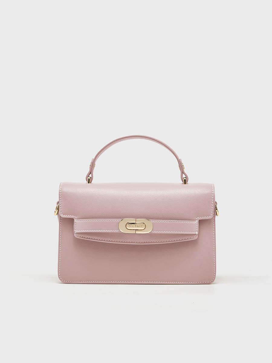 ★S'AIME★轉鎖手提小風琴包 ロゴ ミニ ハンドバック/送料込 ☆S'AIME☆轉鎖手提小風琴包 ロゴ ミニ ハンドバック/送料込 (S