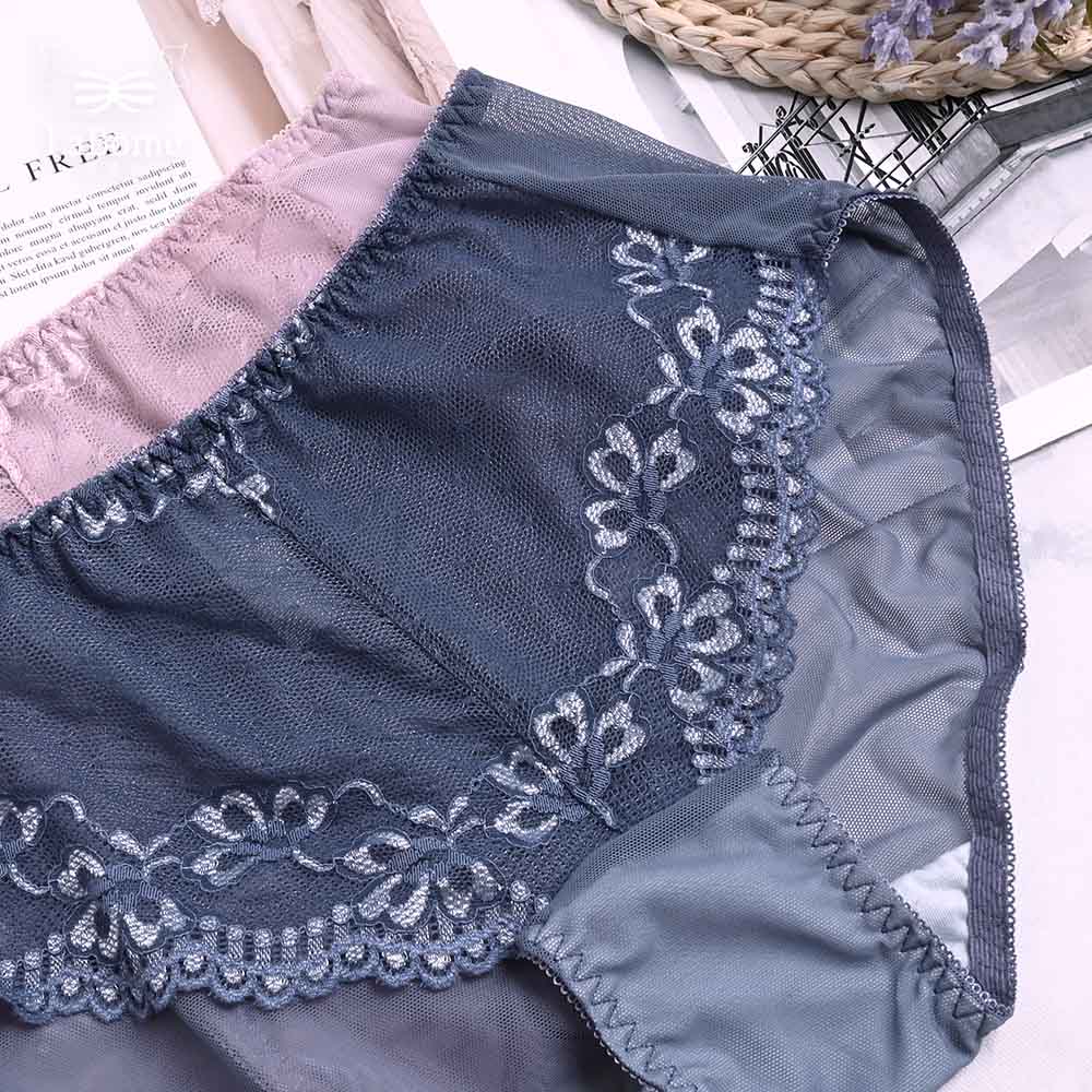 【悸動迷迭香】透膚蕾絲內褲 M-XL 2色 B50067_5