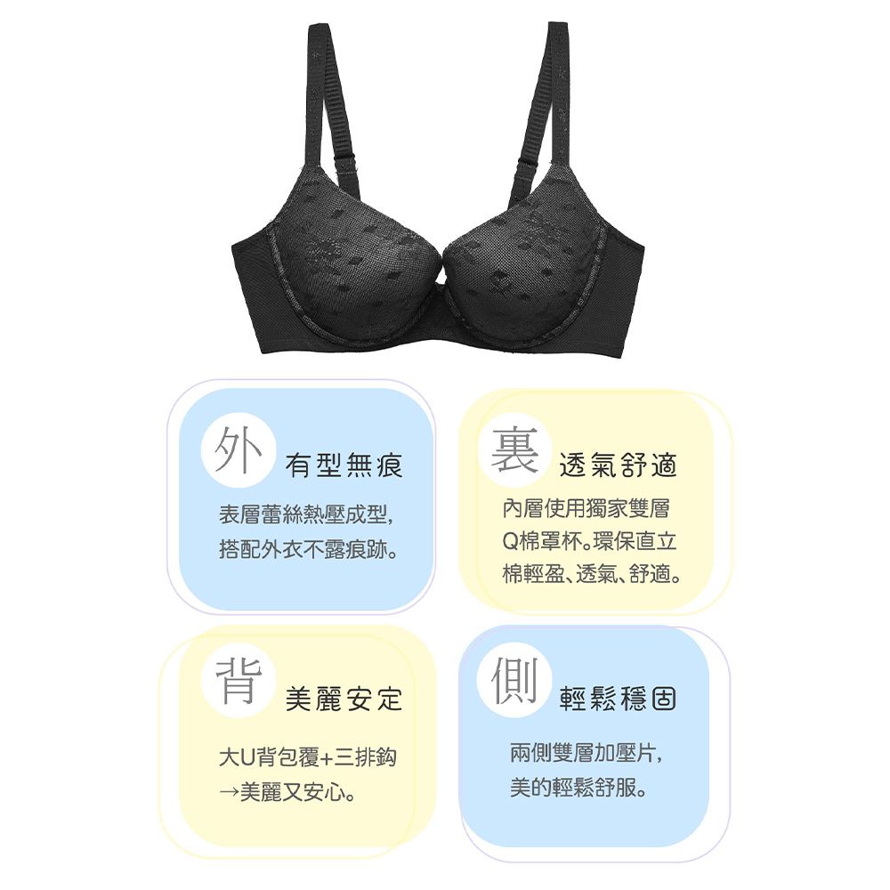 莎薇-EFG+大罩杯 E-G罩杯內衣(溫柔膚) AB4048S6_4