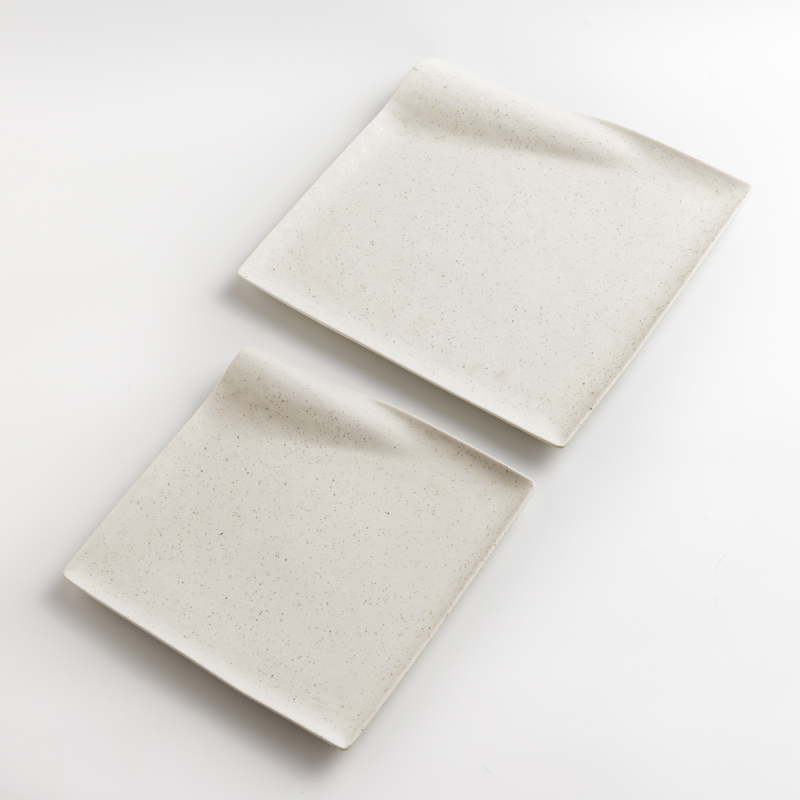 WAGA 白晝星辰 25.5cm 陶瓷正方形創意平盤│單品_4