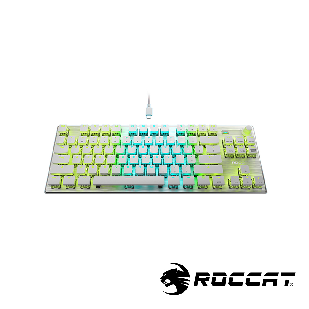 Roccat】Vulcan TKL Pro 機械式電競鍵盤-白紅軸公司貨