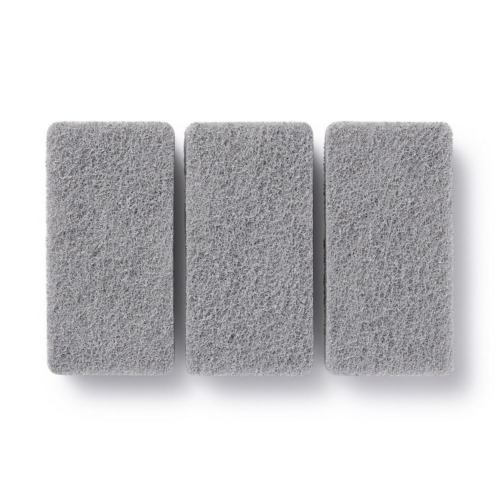 MUJI 聚氨酯三層海綿灰色三入