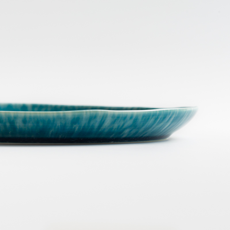 Ice 28cm Ceramic Plate | Gray Ⓟ_1