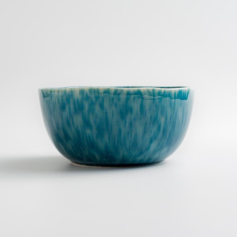 WAGA 斑斕亮釉 14.5cm 陶瓷深碗｜綠｜單品_1