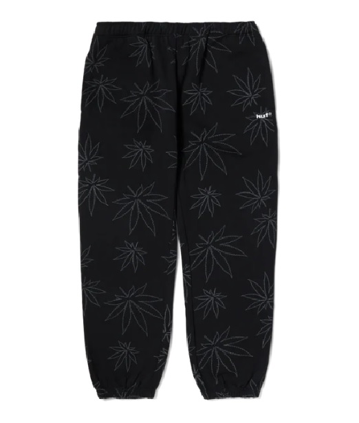 【 HUF 】PLANTLIFE FLEECE PANT 黑_1