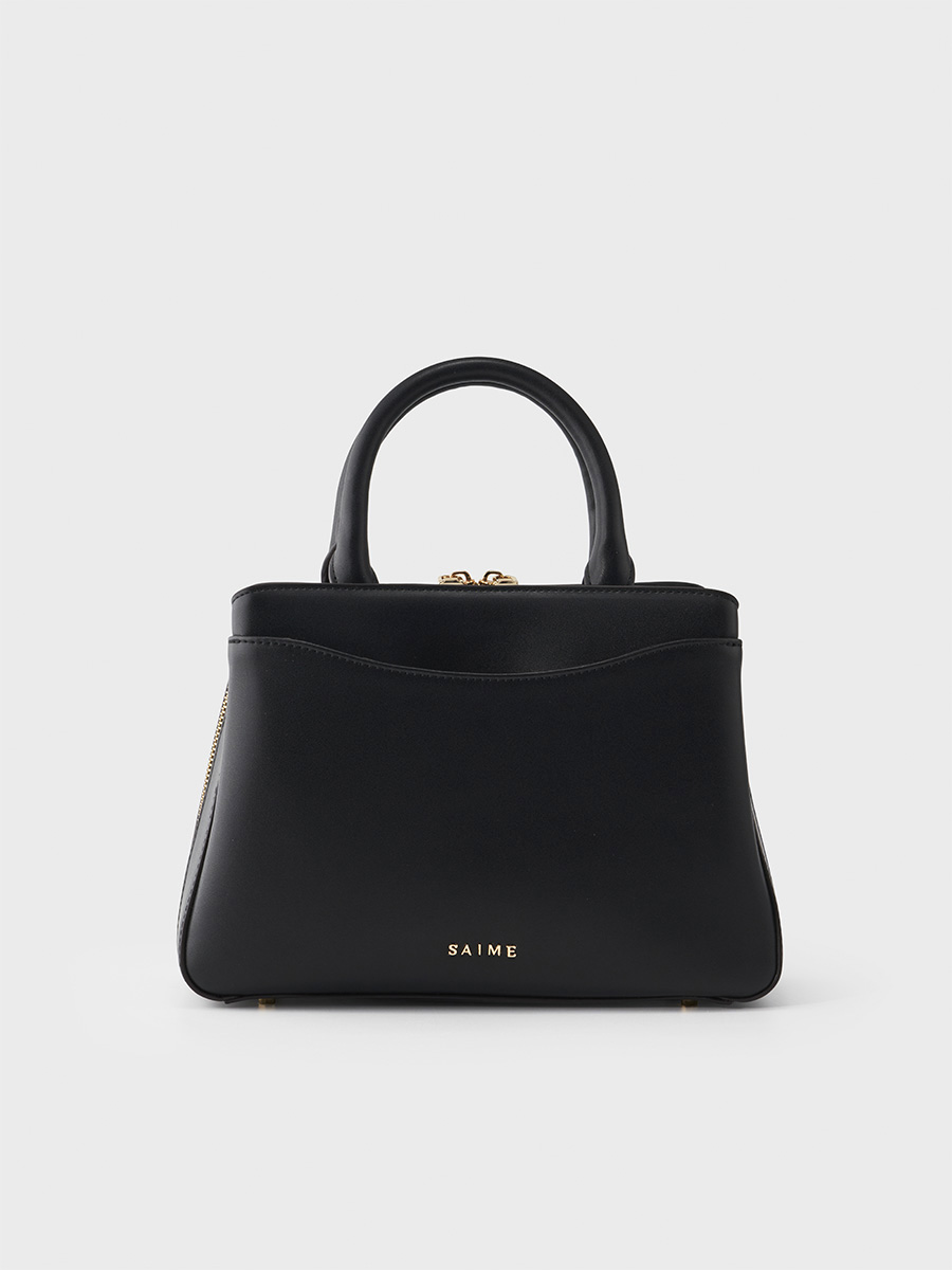 ★S'AIME★極簡大開口拉錬托特包 ハンド トートバック/送料込 極簡大開口拉鍊托特包-S'AIME東京企劃