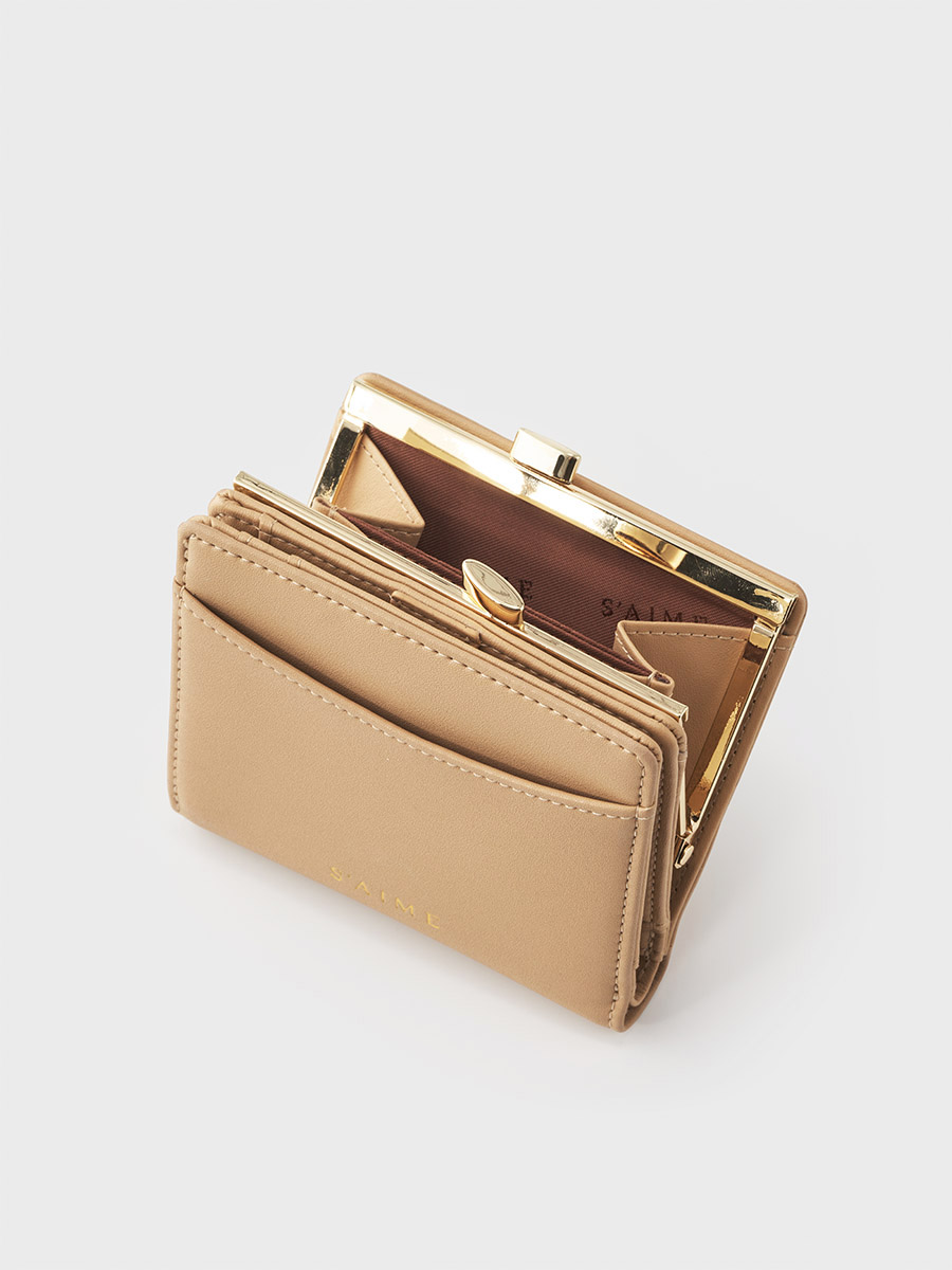 S'AIME 真皮口金對折短夾｜ S'AIME東京企劃