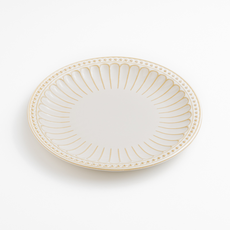 WAGA 宮廷浮雕 20.5cm 陶瓷圓盤│單品_0