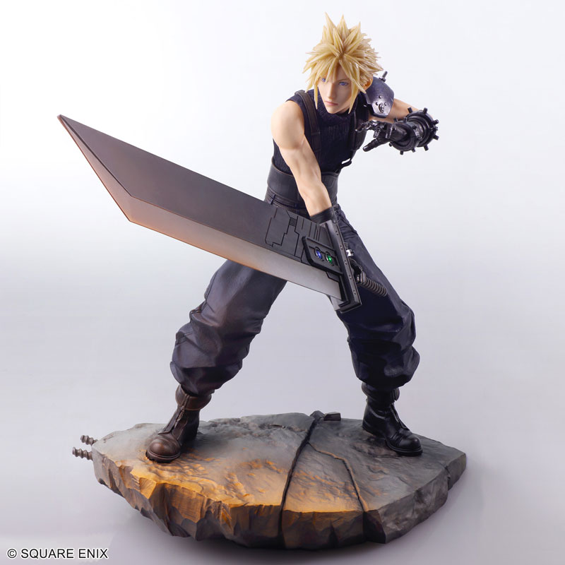 預購)SQUARE ENIX 太空戰士7 FF7 最終幻想7 重製版靜態藝術克勞德PVC