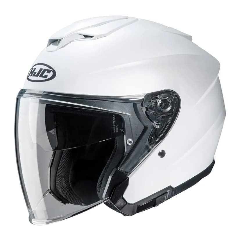 HJC i30 SOLID 素色 消光珍珠白 霧面 內鏡 3/4罩 安全帽_0