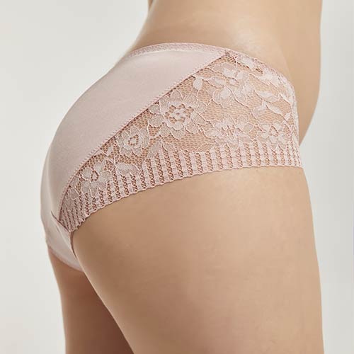 Rose系列︱蕾絲無束感半包臀小褲-黑︱iLina 璦琳娜內衣3504_2