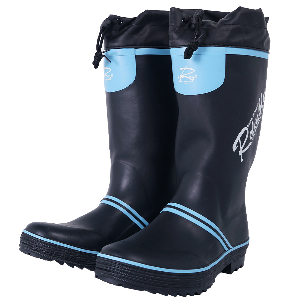 日本款RELIABLE 黑色長筒雨鞋