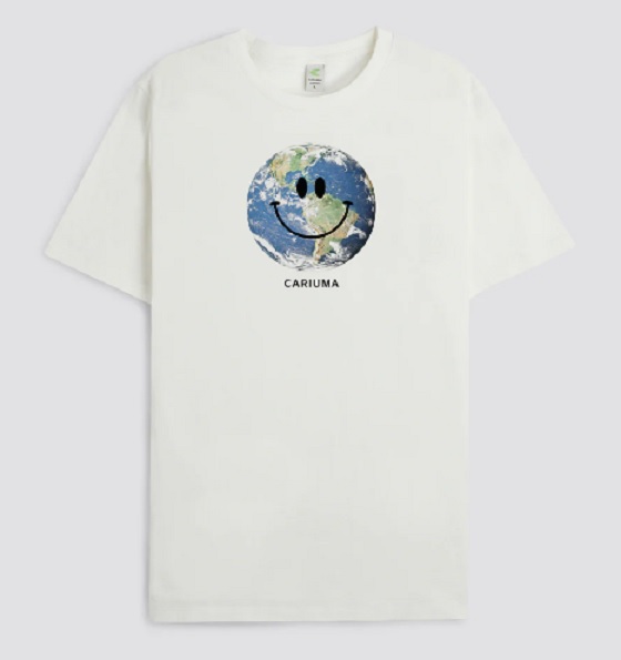 【CARIUMA】SMILING EARTH TEE 白_1
