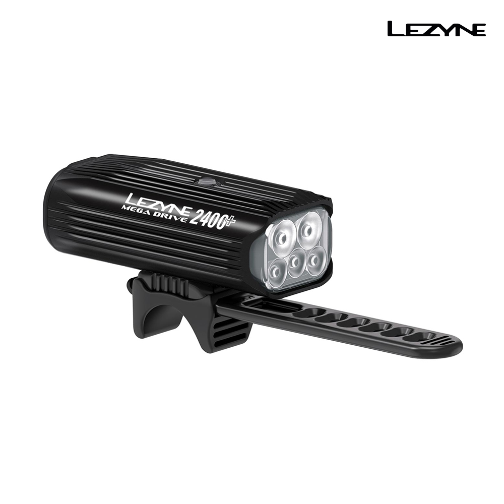 アクセサリー LEZYNE 2400+ MEGA DRIVE USB充電式フロントライト【MEGA DRIVE 2400+】｜LEZYNE（レザイン