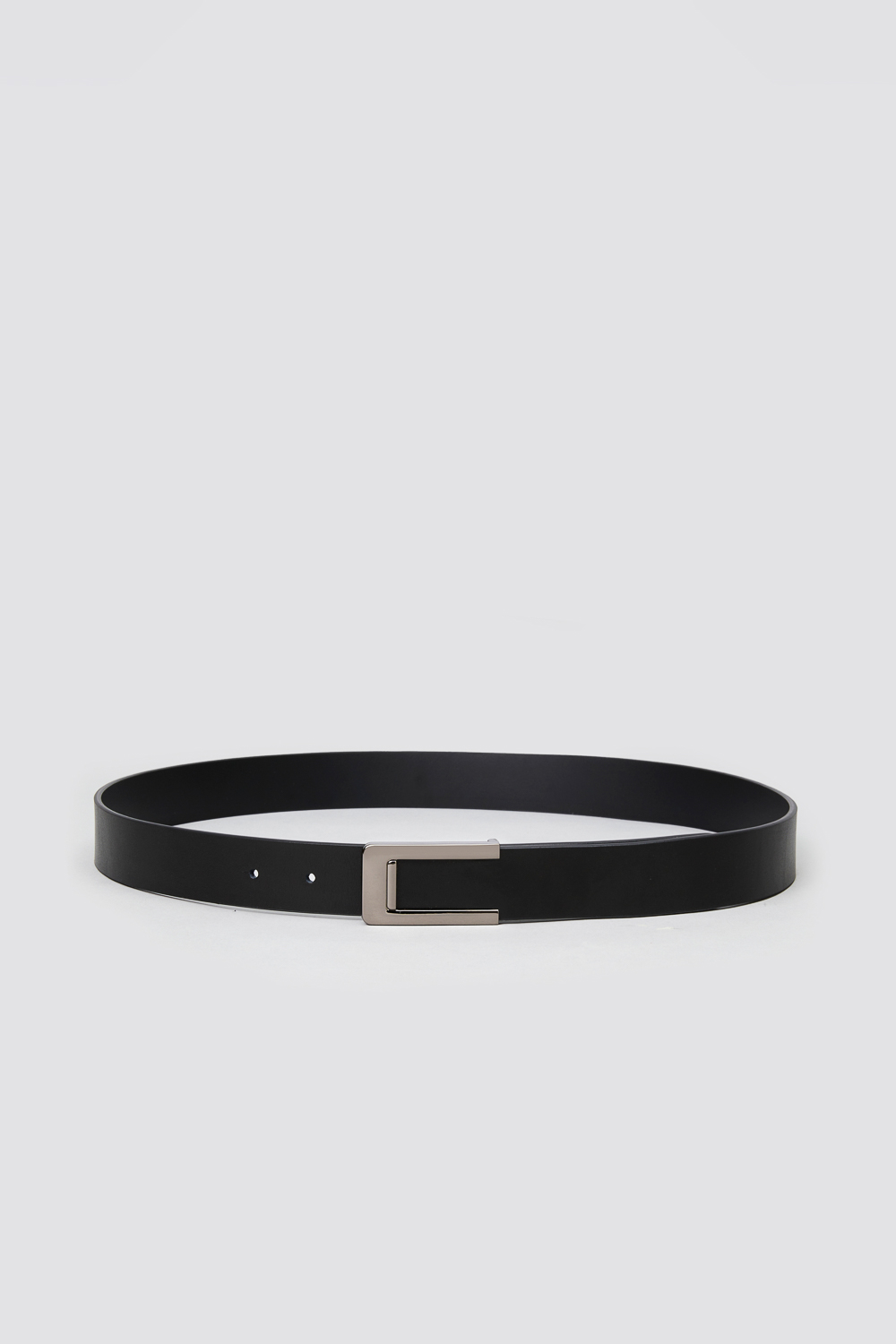 SST&C Black Fine Leather Buckle Belt | 1712311005  (Outlet)_0